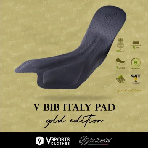V Bib Italy pad gold edition