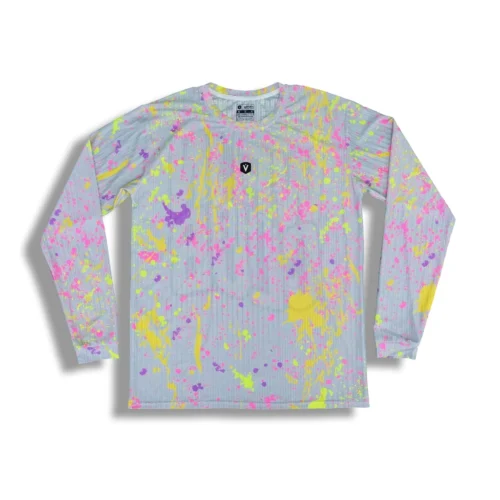 We In The Club 2026 | Long-Sleeve Mesh Cycling Tee — Hi Vis Yellow